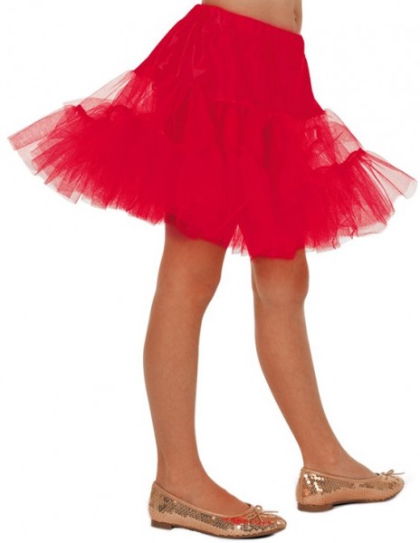 Children's petticoat tutu red