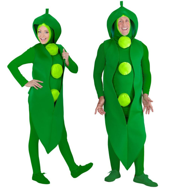 Pea pods veggie ladies costume