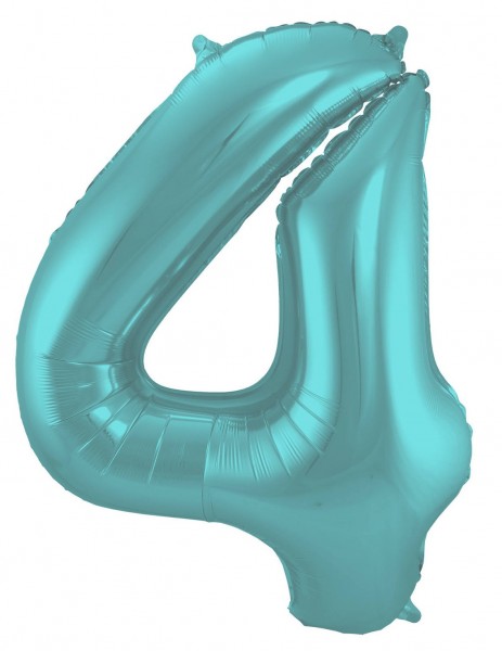 Balon foliowy Aqua numer 4 86 cm