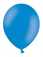 Vorschau: 50 Partystar Luftballons royalblau 27cm