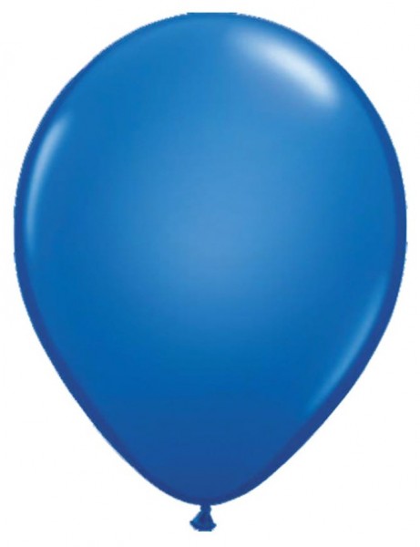5 ballons LED en bleu 28cm