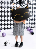 Preview: Foil Balloon Black Cat 48 x 36cm