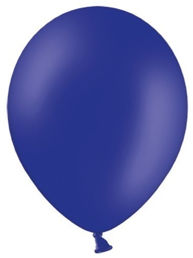 50 party star balloons dark blue 30cm