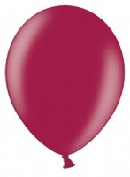 Preview: 50 Partystar metallic balloons blackberry 23cm