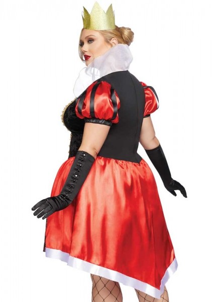 Queen of Hearts Plus størrelse kostume Deluxe 2