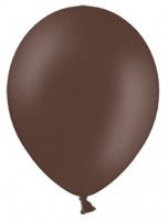 Aperçu: 20 ballons étoiles de fête marron chocolat 27cm