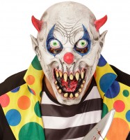 Förhandsgranskning: Devil clown Micha barns latexmask