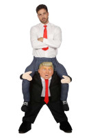 Oversigt: Amerikansk præsident piggyback-kostume