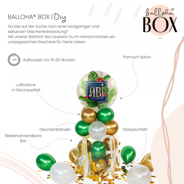 Balloha Geschenkbox DIY Abitur botanical XL 3