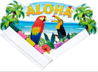 Wachlarz papierowy Aloha 46cm