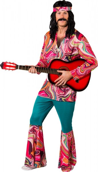 Alvin hippie costume for men