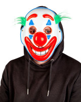 Widok: Maska klauna Happy Face LED