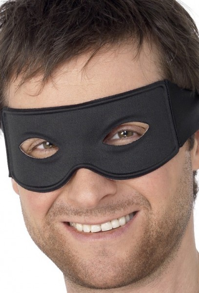 Zwart oogmasker voor volwassenen