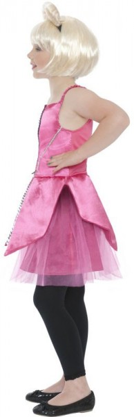 Ausgefallenes Pinki Disco Lady Kleid 2