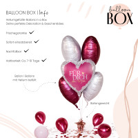 Vorschau: Heliumballon in der Box Für Dich von Herzen