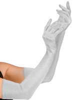 Vorschau: Damen Handschuhe in Silber 60cm