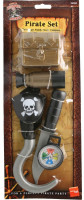 Set di accessori per pirata in 6 pezzi