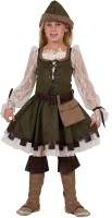 Preview: Forest girl child costume Rike