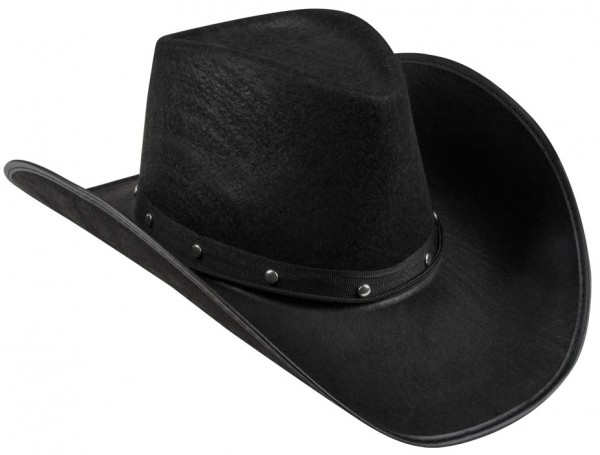 Cowboyhut schwarz mit Sheriffstern Westernhut Cowboy Hut Kostüm 129255813