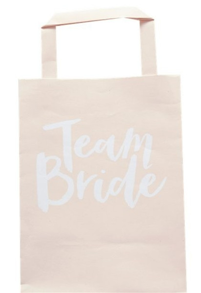 5 bolsas de papel Team Bride 20cm