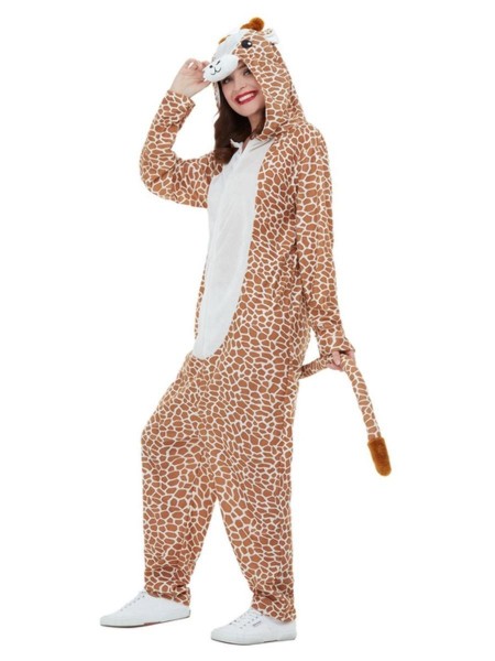 Vrolijk giraf pluche kostuum unisex 2
