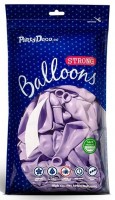 10 Partystar metallic Ballons lavendel 30cm