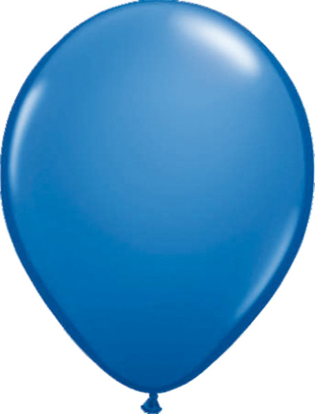 100 globos azul eléctrico 30cm