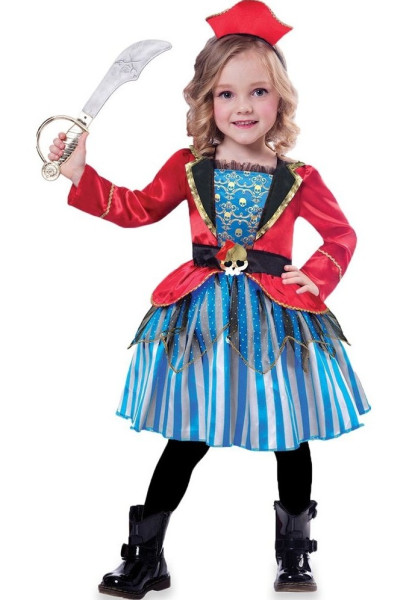 Disfraz de pirata hija Bonny para niña