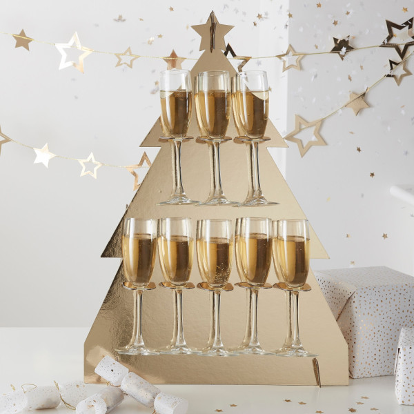 Christmas tree champagne stand 64cm