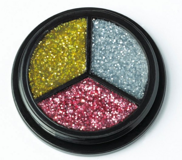 3-delige glitter make-up