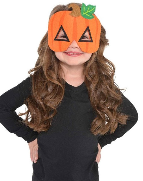 Cute pumpkin mask for kids