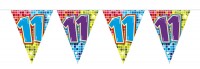 Groovy 11th Birthday banderín cadena 3m