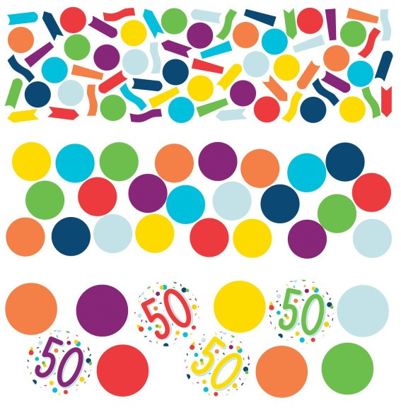 Confetti party 50th birthday confetti 34g