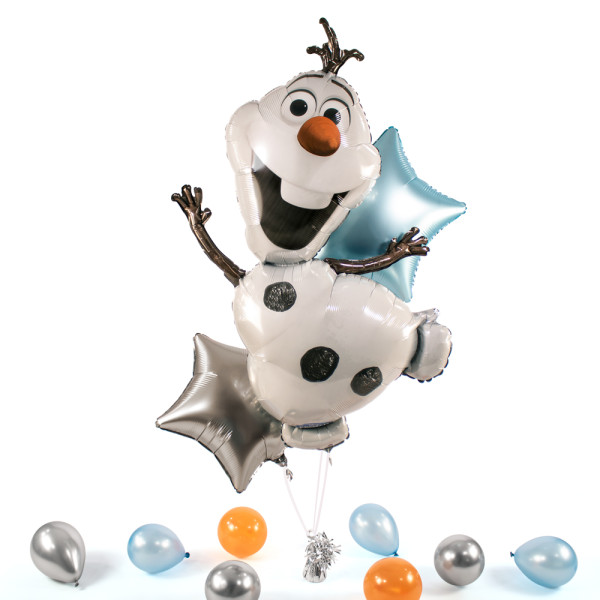 XL Heliumballon in der Box 3-teiliges Set Frozen Olaf