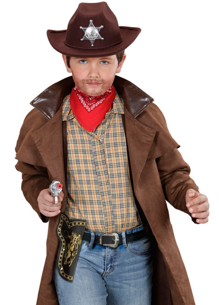 Cinturón western con pistolera para niño