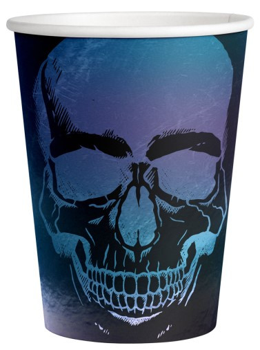 8 tazze di Shimmer Skull da 250 ml