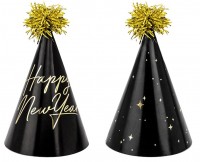 Preview: 6 Royal New Year party hats 16cm