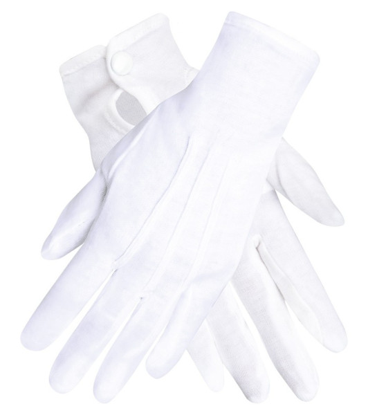 Weiße XL Handschuhe Carnival Fever 7