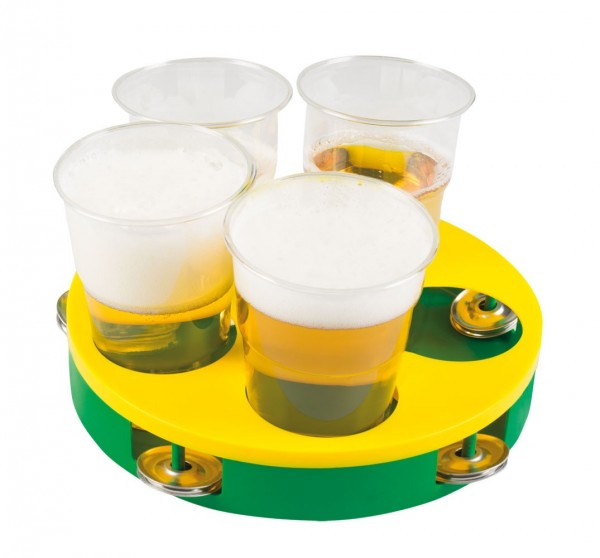 Brazil tambourine cup holder