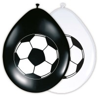 8 latex ballonnen voetbalster