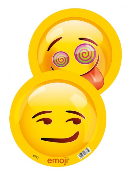 Boule Emoji Sceptique & Fou 11cm