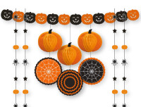 Halloween pumpkin party set 10 pieces