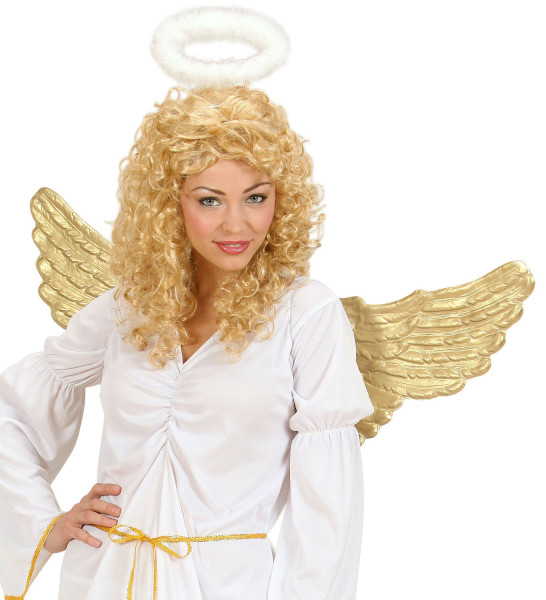 Złote skrzydła anioła z plastiku 90cm