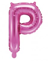 Vorschau: Folienballon P fuchsia 35cm