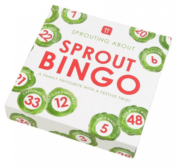 Brussels Sprouts Christmas Bingo