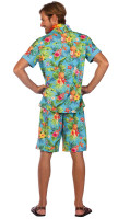 Widok: Dwuczęściowy zestaw kostiumów hawajskich dla mężczyzn