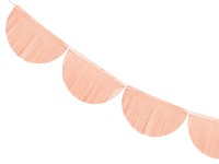 Preview: Fringe garland Alessia peach 3m x 20cm