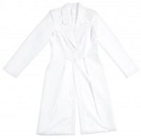 Preview: White burlesque tailcoat Xenia