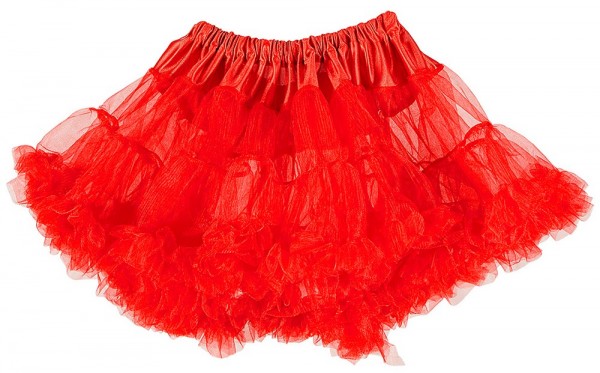 Red petticoat underskirt