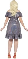 Oversigt: Disco Diva Sally kjole med bælte